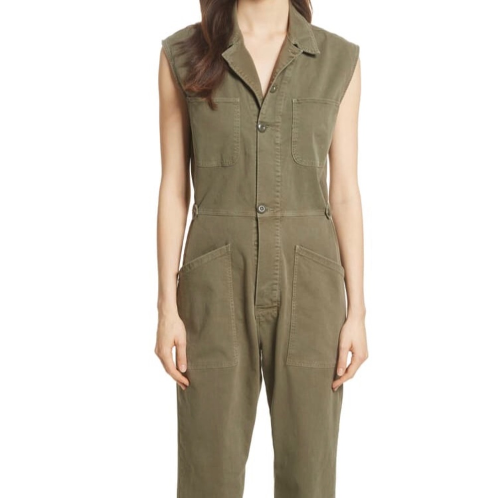 Frame Twill Jumpsuit